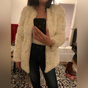 Zara faux fur coat